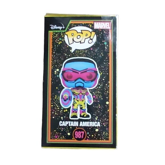 MARVEL Funko Pop! Captain America Bobble - Head Figure #987 - Picture 3 of 6